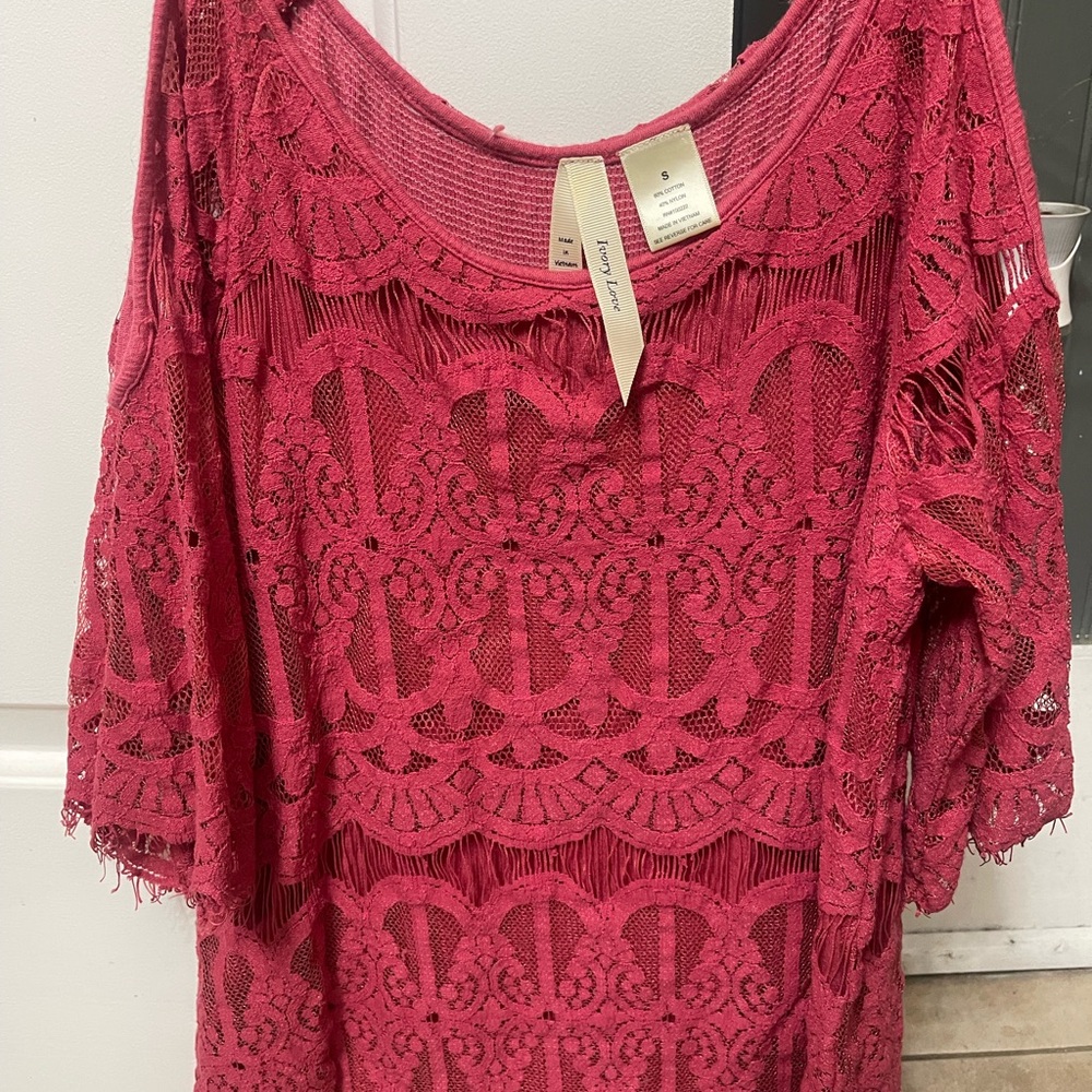 Lace Pink Top